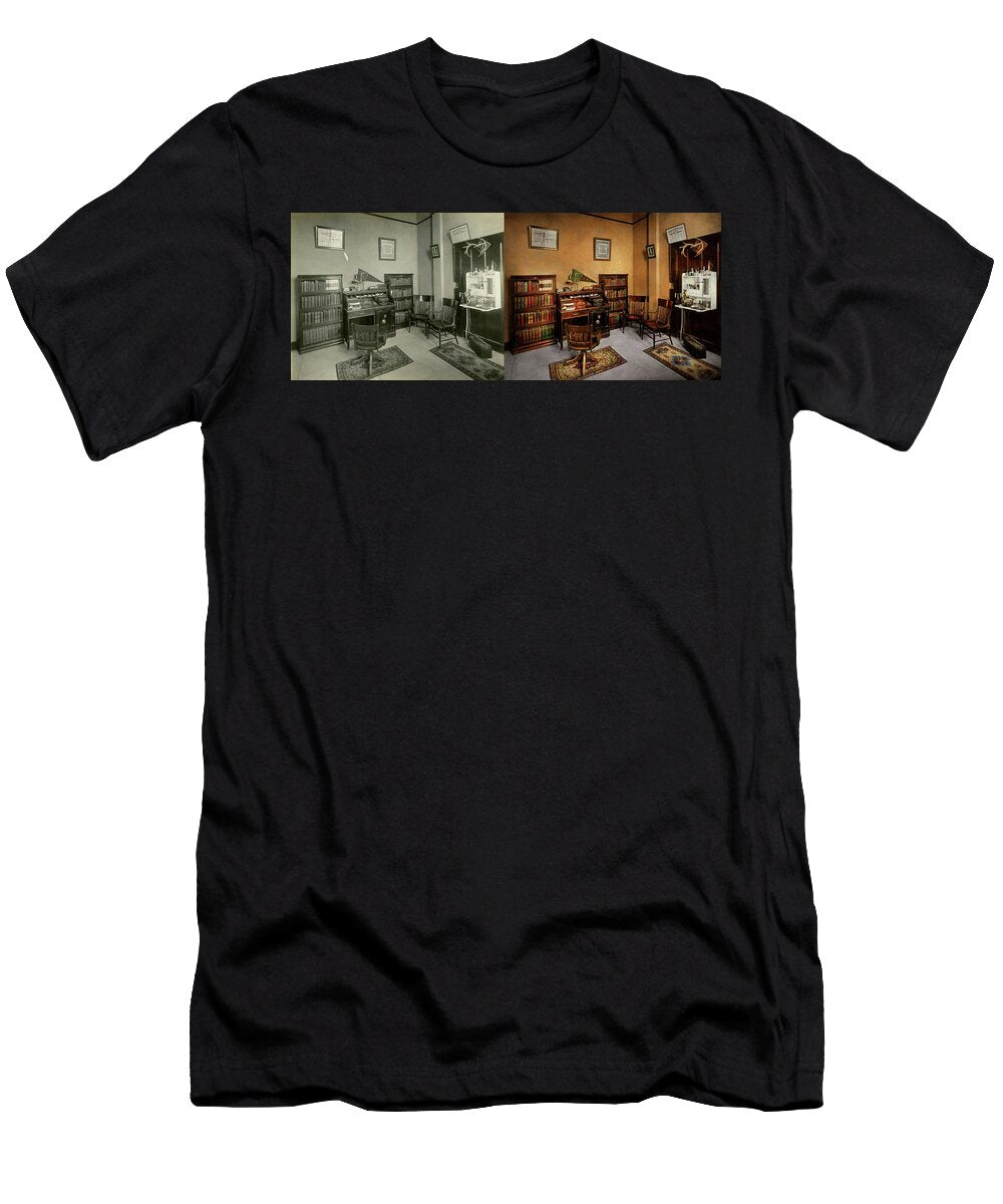 Doctor the Office of Dr Bomar 1917 Side By Side Mike Savad T-Shirt