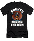 Dog Agility Fun on the Run Dog Sport Enthusiast Tshirtconcepts Marvin Poppe T-Shirt