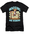 Dog Agility Training Wagging and Winning Dog Sport Tshirtconcepts Marvin Poppe T-Shirt