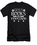 Dog Lover Gift Dogs Books and Popcorn Fun Dog Lover Gift Kanig Designs T-Shirt