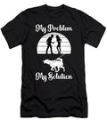 Dog Trainer My Problem My Pictogram Mom Dog Owner Tshirtconcepts Marvin Poppe T-Shirt