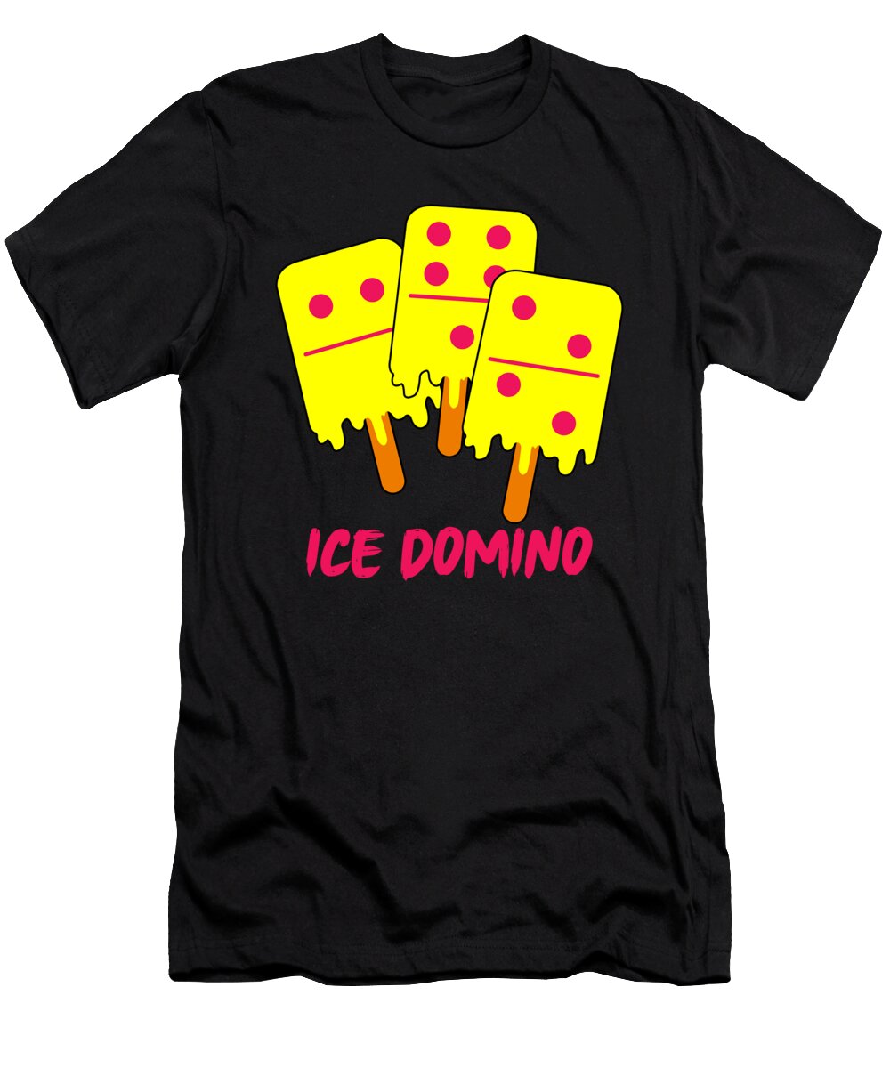 Domino Ice Cream Play Tiles Puzzler Game Gift Thomas Larch T-Shirt