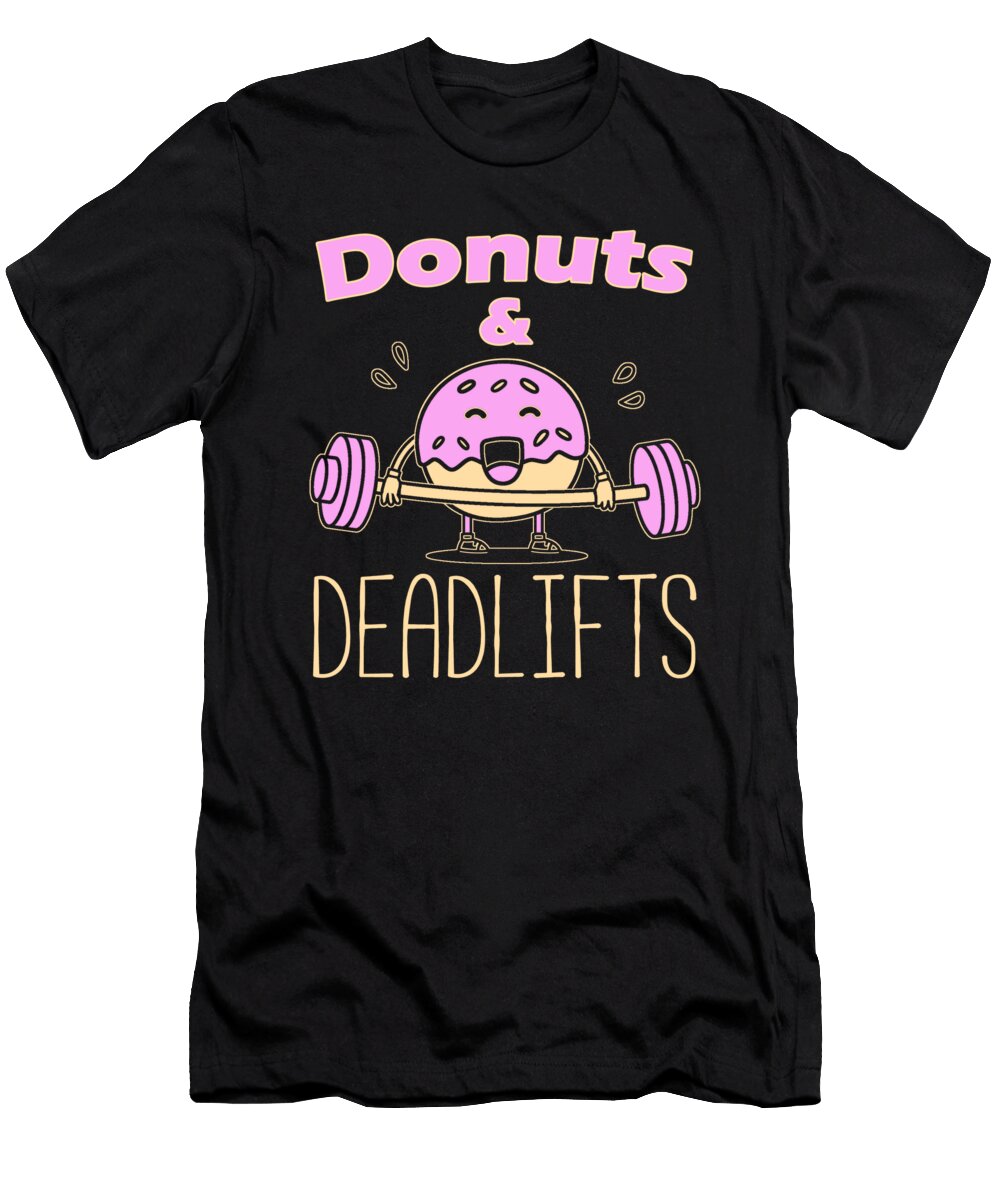 Donuts and Deadlifts Jacob Zelazny T-Shirt