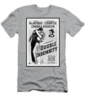 Double Indemnity Retro Vintage Crime Thriller Movie Poster 1944 Black and White Carol Japp T-Shirt