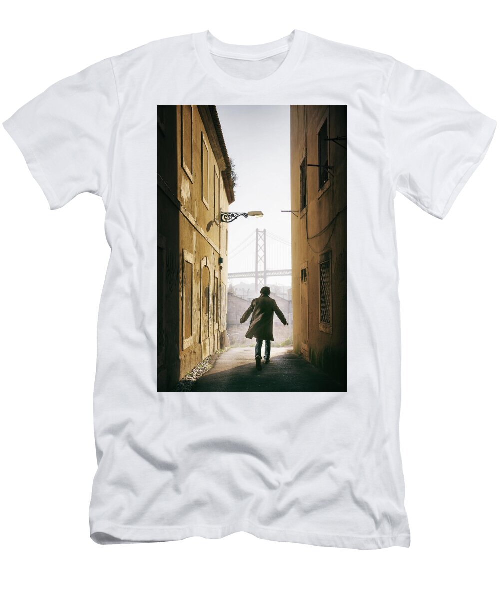 Down the Alley Carlos Caetano T-Shirt