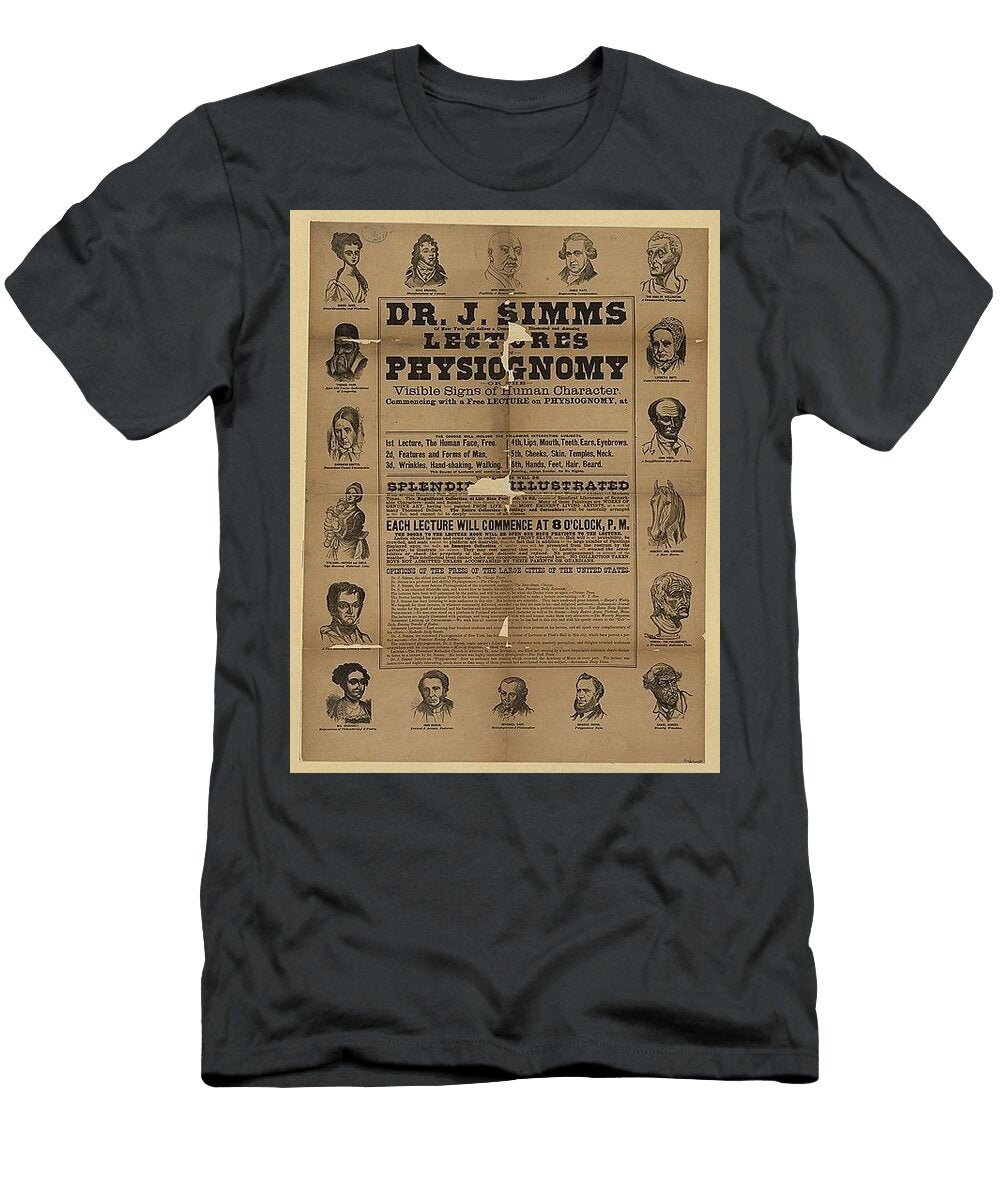 Dr J Simms Lectures on Physiognomy Popular Art T-Shirt