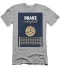 Drake University Volleyball Team Vintage Sports Poster Design Turnpike T-Shirt