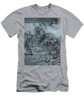 Drakes Attack Upon St Domingo in 1585 By Howard Pyle Howard Pyle T-Shirt