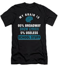 Drama Theater Actors Actress Gift My Brain Is 95 Broadway Show Lyrics Thomas Larch T-Shirt