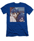 Drouin in Blue Jersey Hockey Mosaics T-Shirt