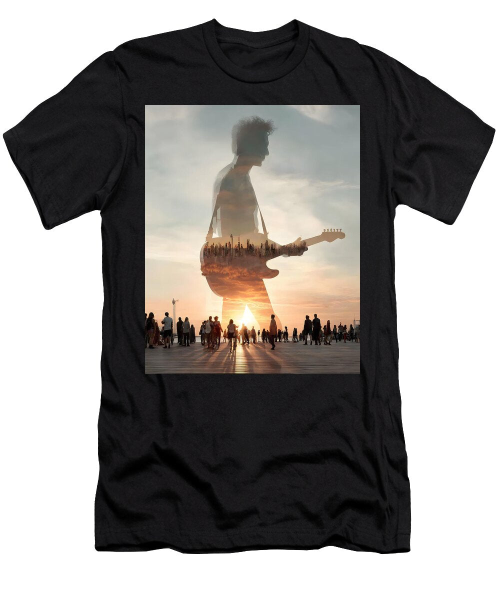 Dual Lit Anthem of Springsteen Ziggy Day T-Shirt
