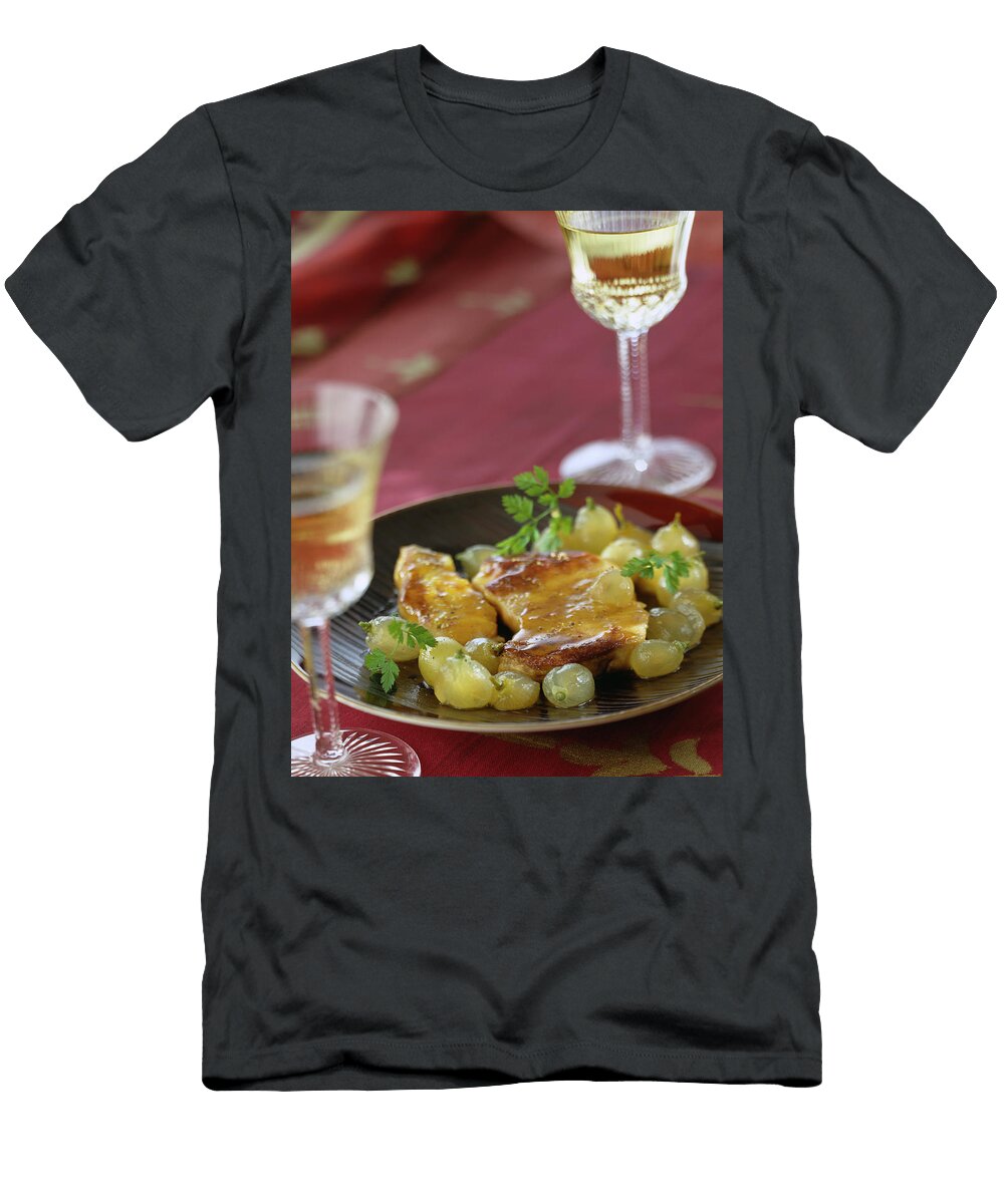 Duck Foie Gras Escalope with Grapes Rivire T-Shirt