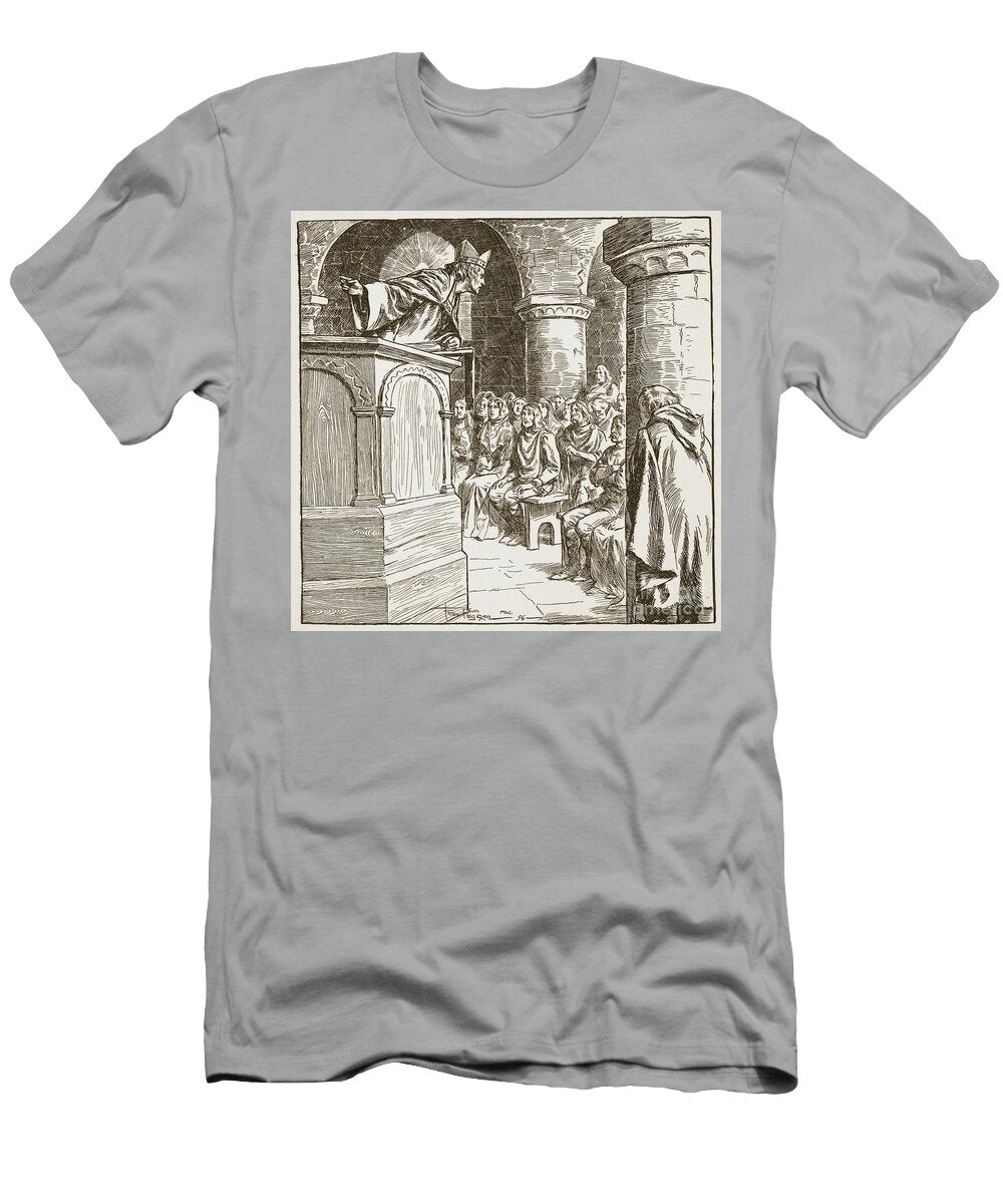 Dunstans Last Sermon Frederick Pegram T-Shirt