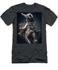 Dynamic Rodeo Cowboy Riding Horse Athena Mckinzie T-Shirt