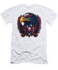 Eagle Head with American Flag Motifs Quang Vu T-Shirt