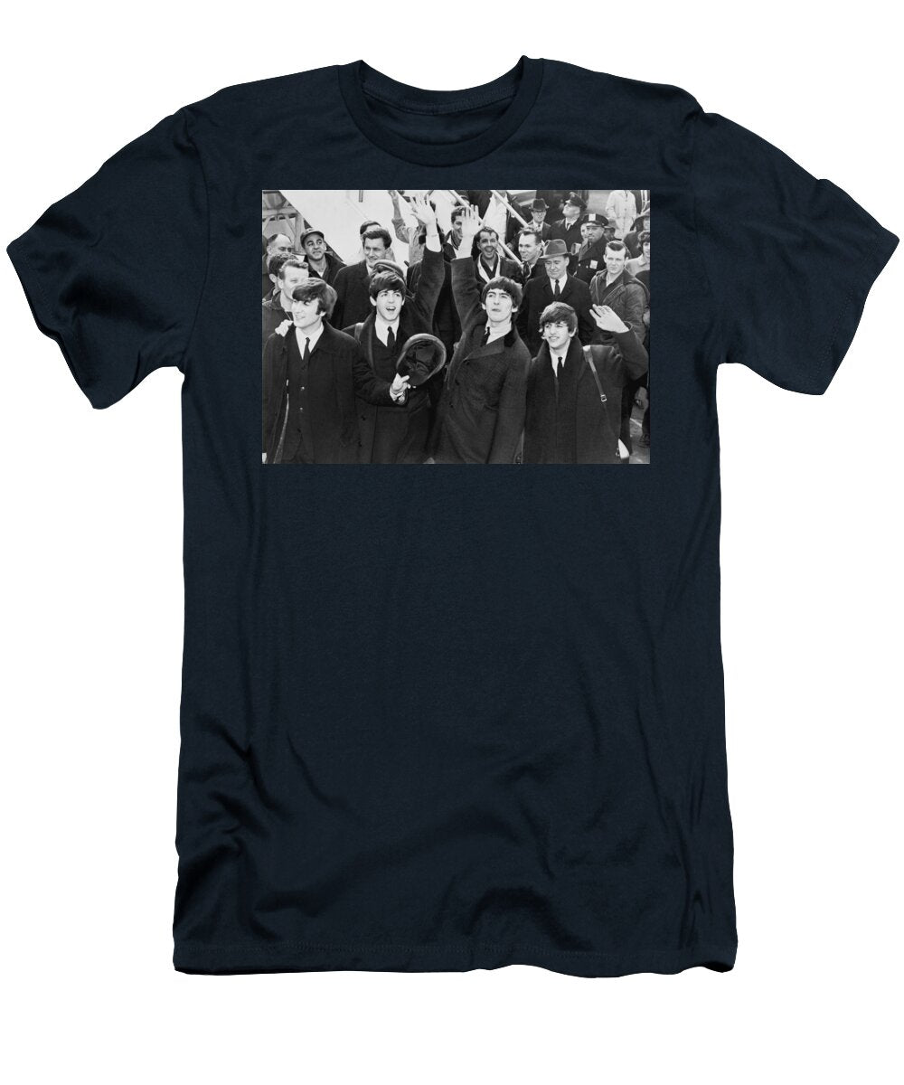 Early Beatles Publicity Photo Georgia Fowler T-Shirt