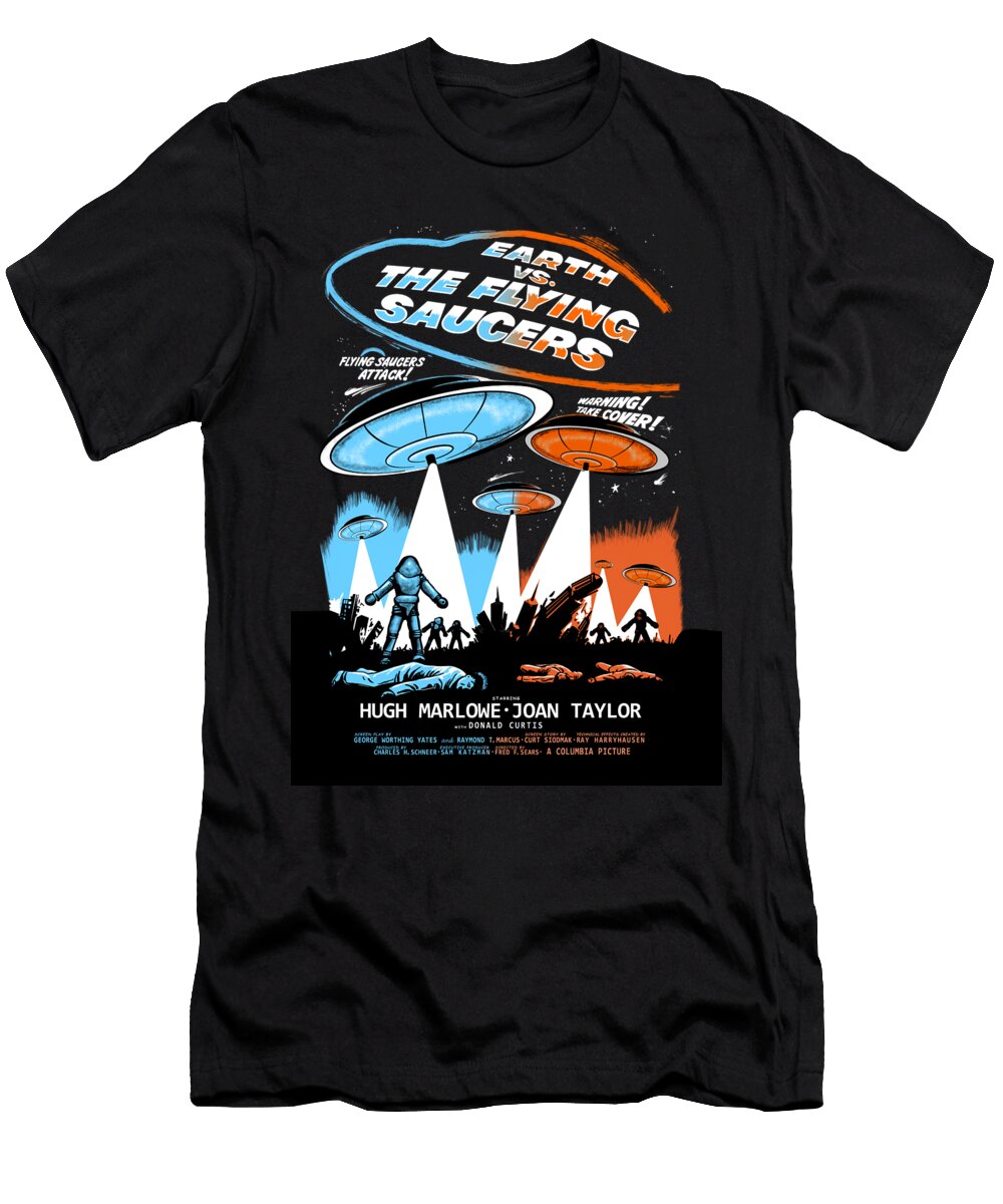 Earth Vs the Flying Saucers Mark Rogan T-Shirt