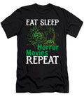 Eat Sleep Horror Movies Repeat Horror Movie Alessandra Roth T-Shirt