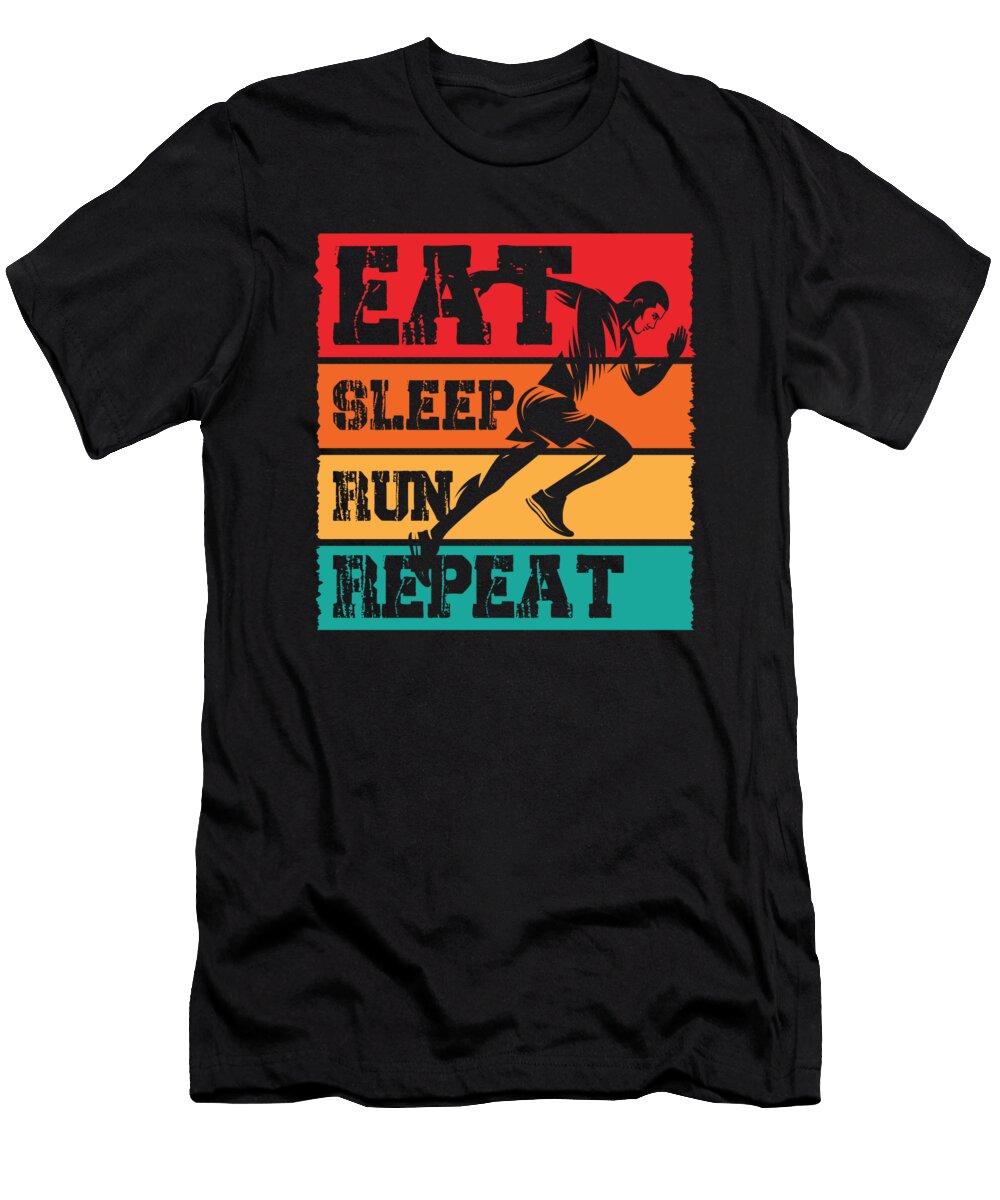 Eat Sleep Run Repeat Values T-Shirt