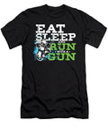 Eat Sleep Run with a Gun Paintball Player Gift Thomas Larch T-Shirt