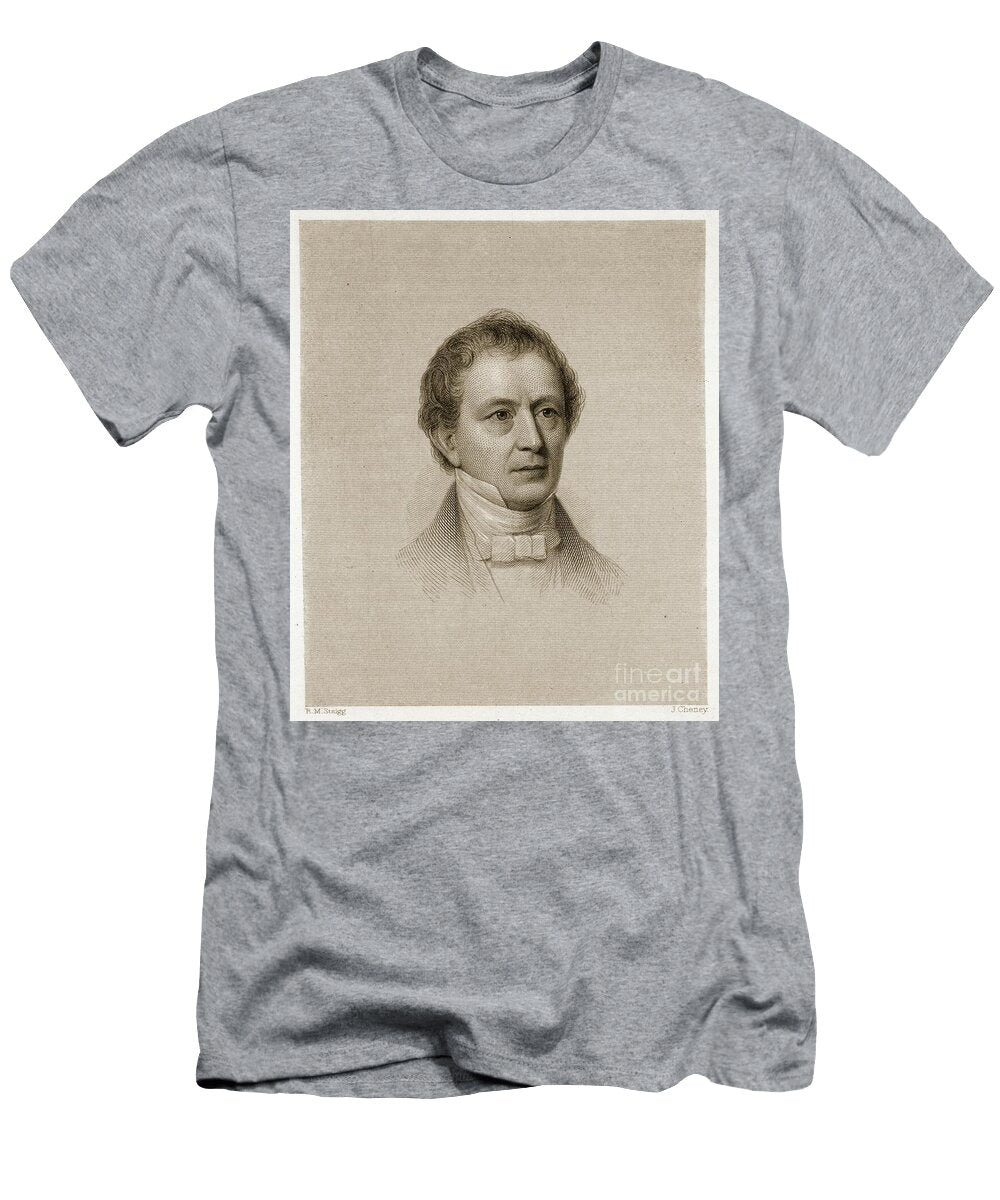 Edward Everett Engraved By John Cheney 1801 85 Richard Morrell Staigg T-Shirt