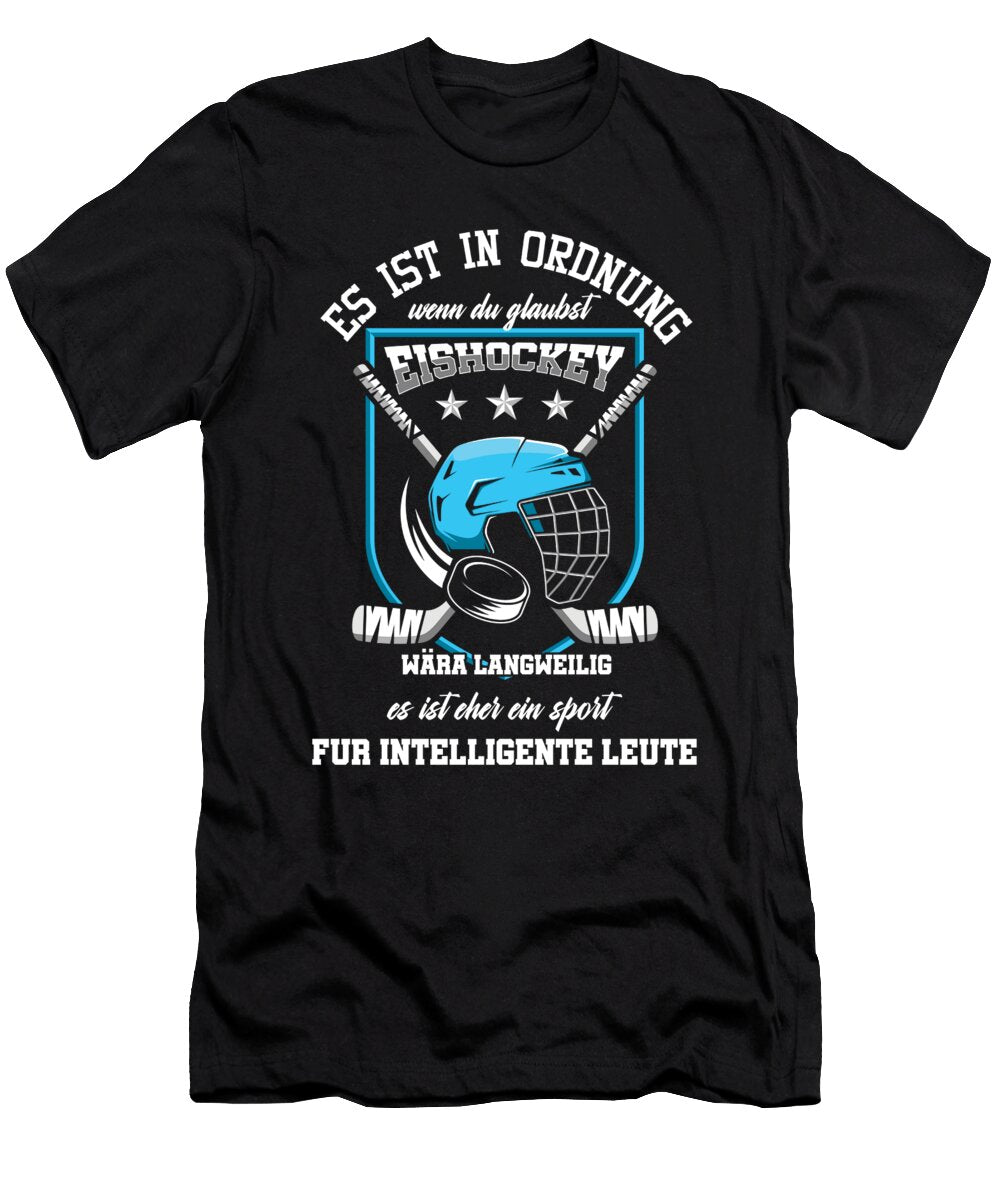 Eishockey Spieler Esihockey Trainer Wintersport Hockeyschlger Gift Thomas Larch T-Shirt