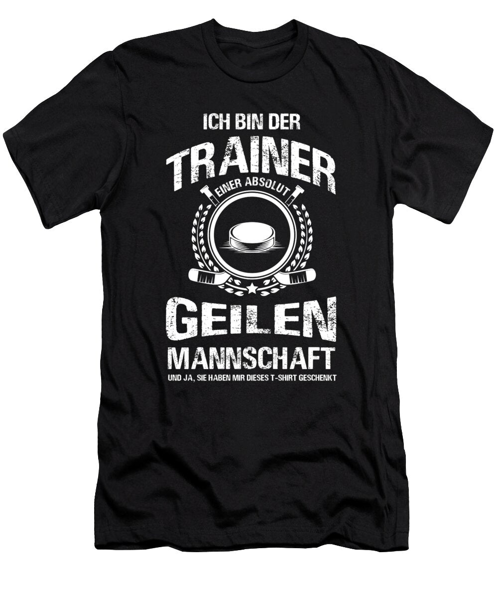Eishockey Trainer Hockey Wintersport Hockeyschlger Gift Thomas Larch T-Shirt