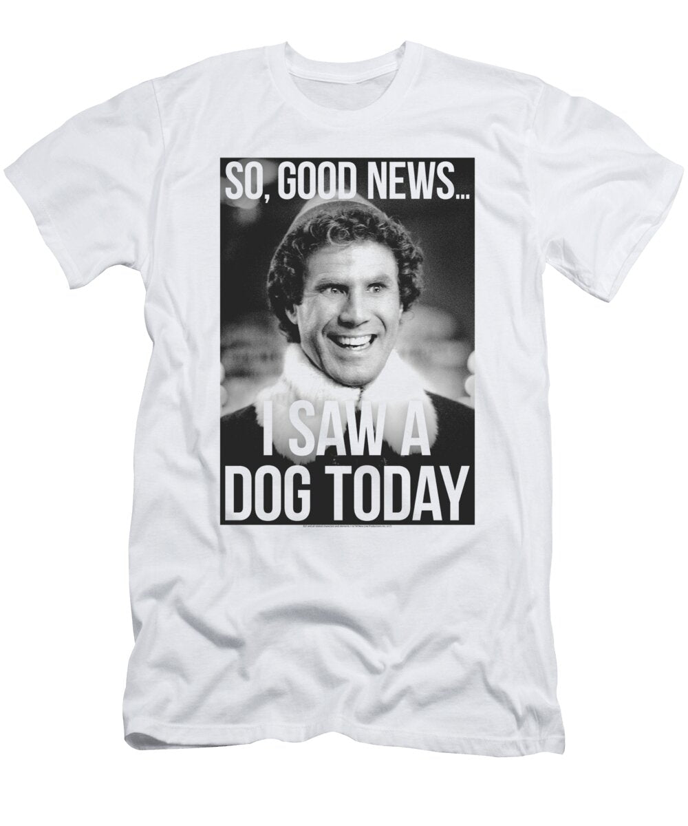 Elf I Saw Dog Today Hjalmar Gunnarsson T-Shirt