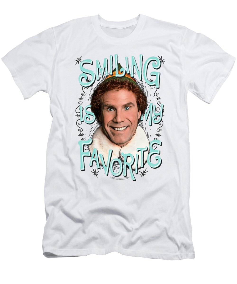 Elf Smiling Is My Favorite Hjalmar Gunnarsson T-Shirt