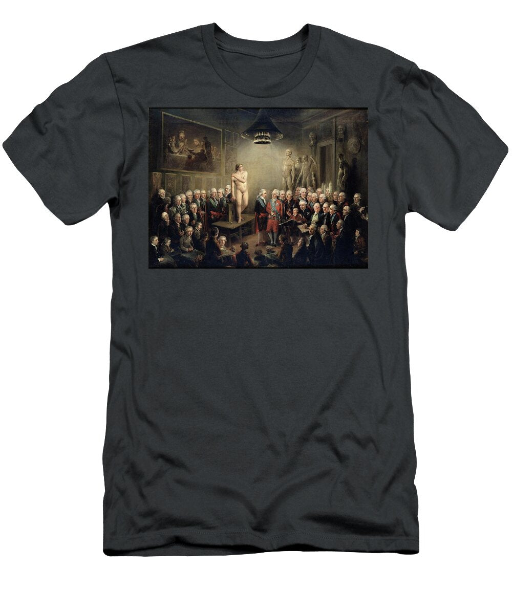 Elias Martin Gustav Iiis Visit to the Royal Academy of Arts World Art Collective T-Shirt