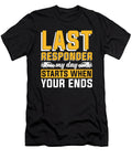 Embalmer Last Responder My Day Mortician Embalmers Tshirtconcepts Marvin Poppe T-Shirt