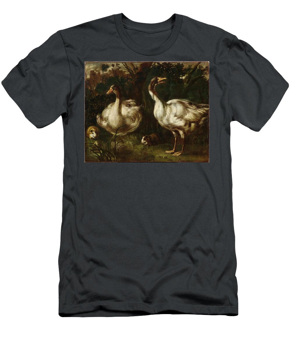 Emilian School Ducks and Guinea Pigs Celestial Images T-Shirt