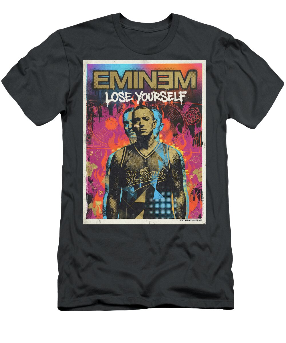 Eminem Lose Yourself Minimal Music Poster Retro Vintage Singer Band Art Sampadart Gallery T-Shirt