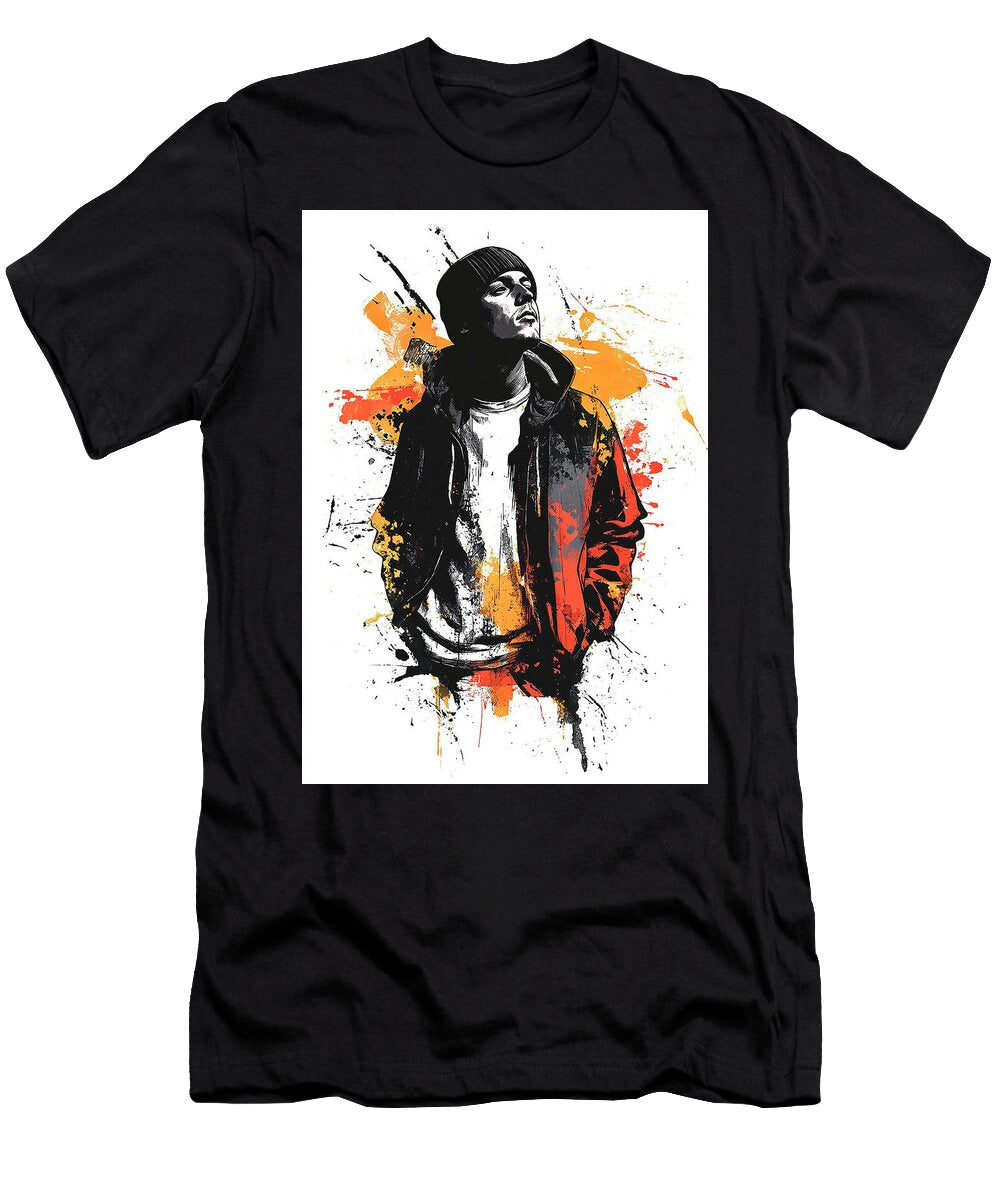 Eminem Musican Stylish Urban Portrait Art Jennifer Moore T-Shirt