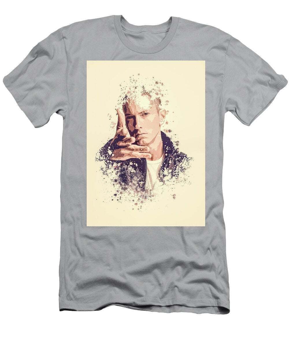 Eminem Splatter Painting Mp Art T-Shirt