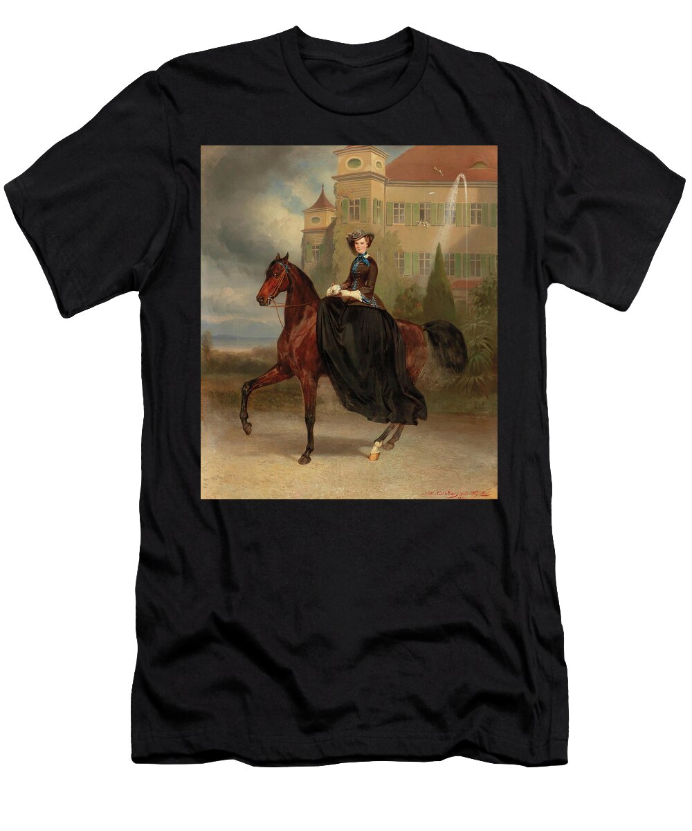 Empress Elisabeth At Possenhofen Castle 1853 War Is Hell Store T-Shirt