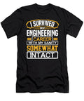 Engineer Gift I Survived My Engineering Career with My Sanity Somewhat Intact Engineer Kanig Designs T-Shirt