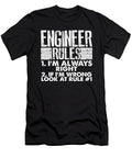 Engineer Gifts Engineer Rules Always Right Engineering Humor Kanig Designs T-Shirt