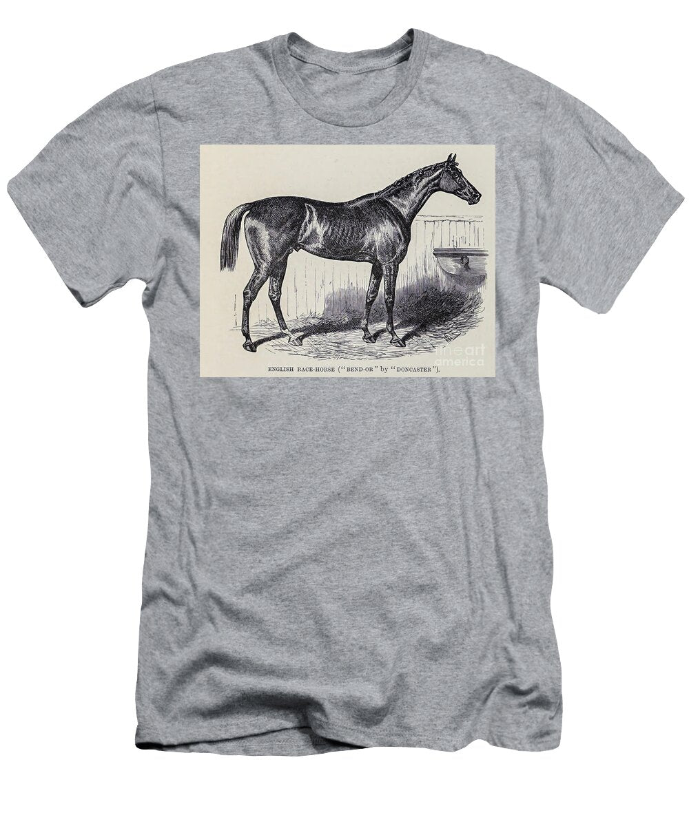 English Race Horse Bend or M3 Historic Illustrations T-Shirt