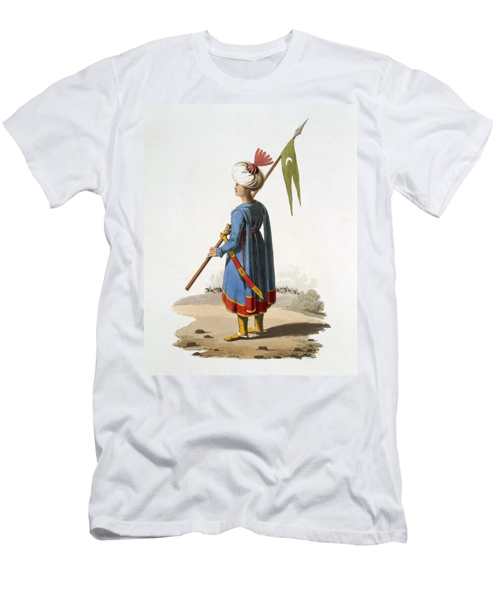 Ensign Bearer of the Spahis 1818 English School T-Shirt