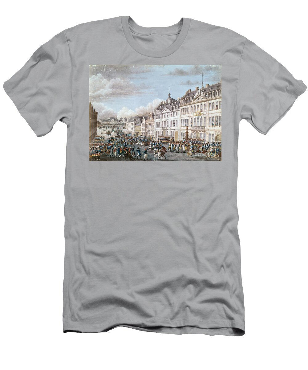 Entry of the United Troops of Prussia and the Hesse to Frankfurt 2nd December 1792 German School T-Shirt