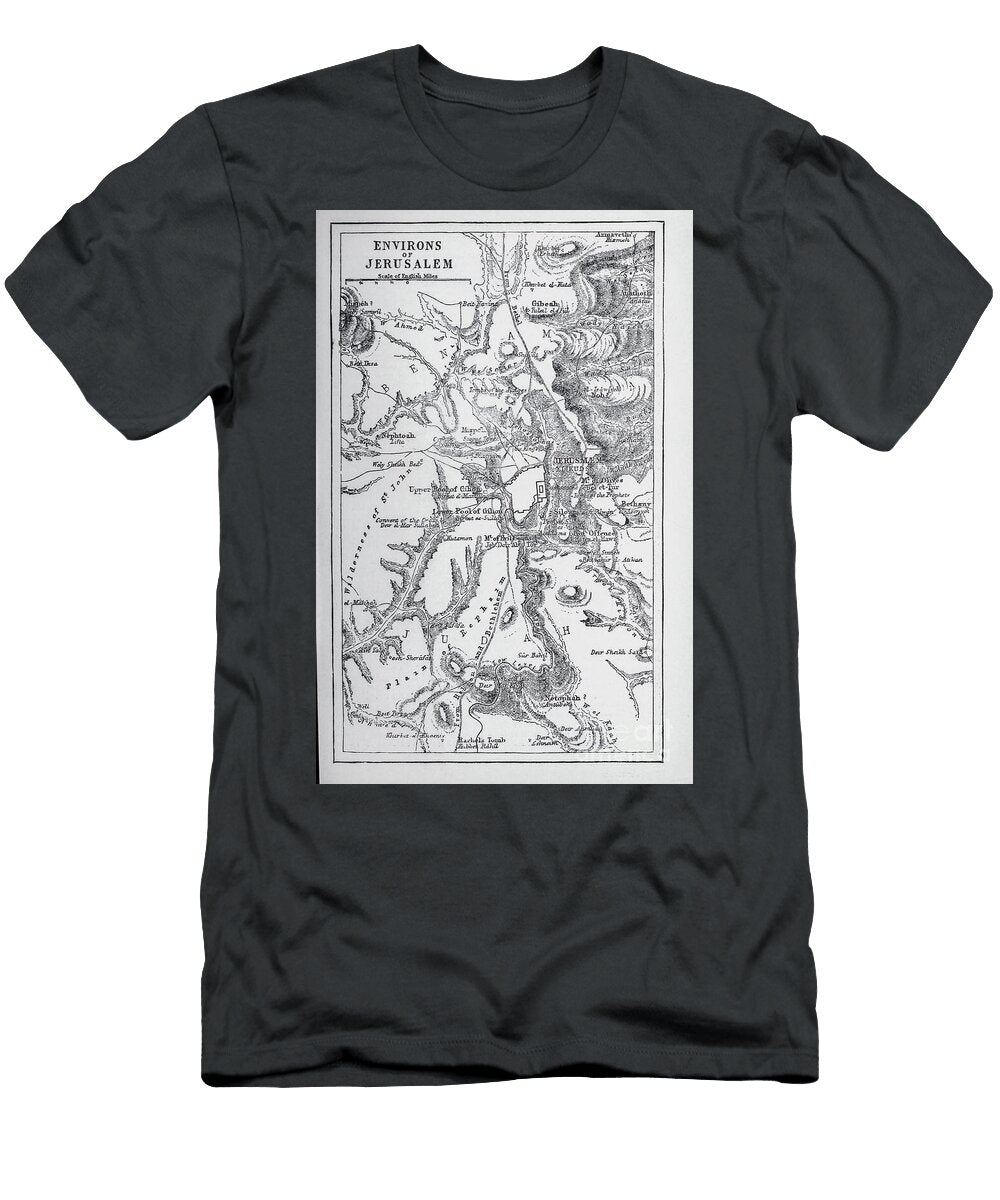 Environs of Jerusalem Ao2 Historic Illustrations T-Shirt
