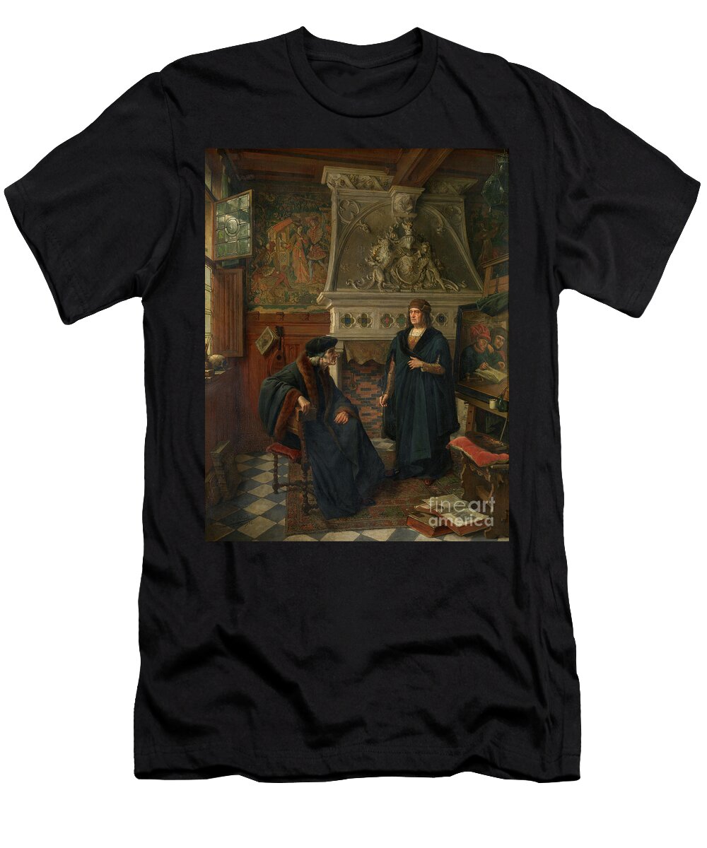 Erasmus and Quinten Massijs 1908 Oil on Panel Eugene Siberdt T-Shirt