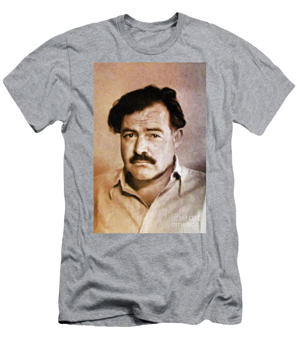 Ernest Hemingway Literary Legend By Mary Bassett Mary Bassett T-Shirt