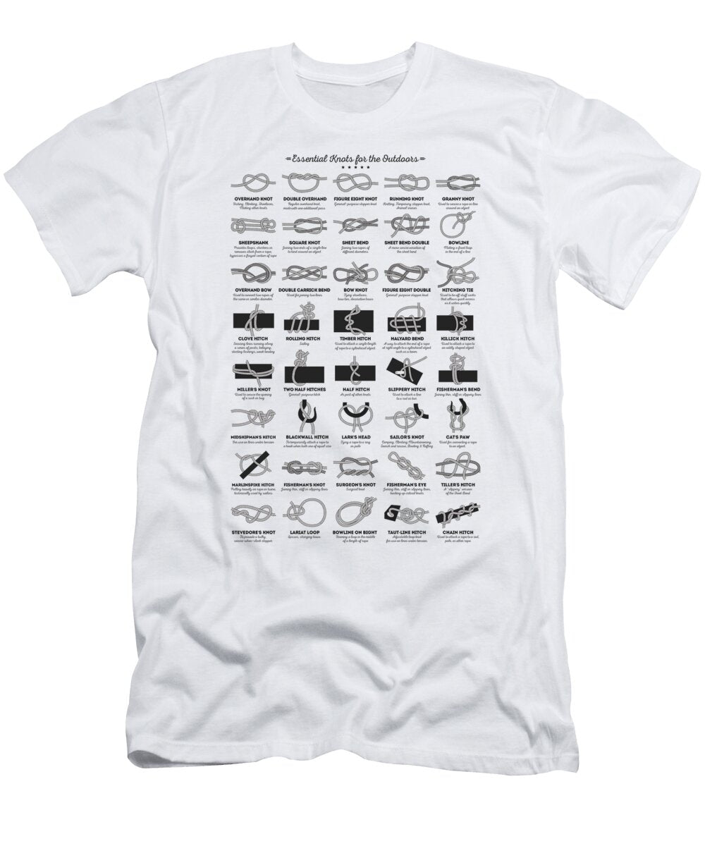 Essential Knots for the Outdoors Craphe Studio T-Shirt
