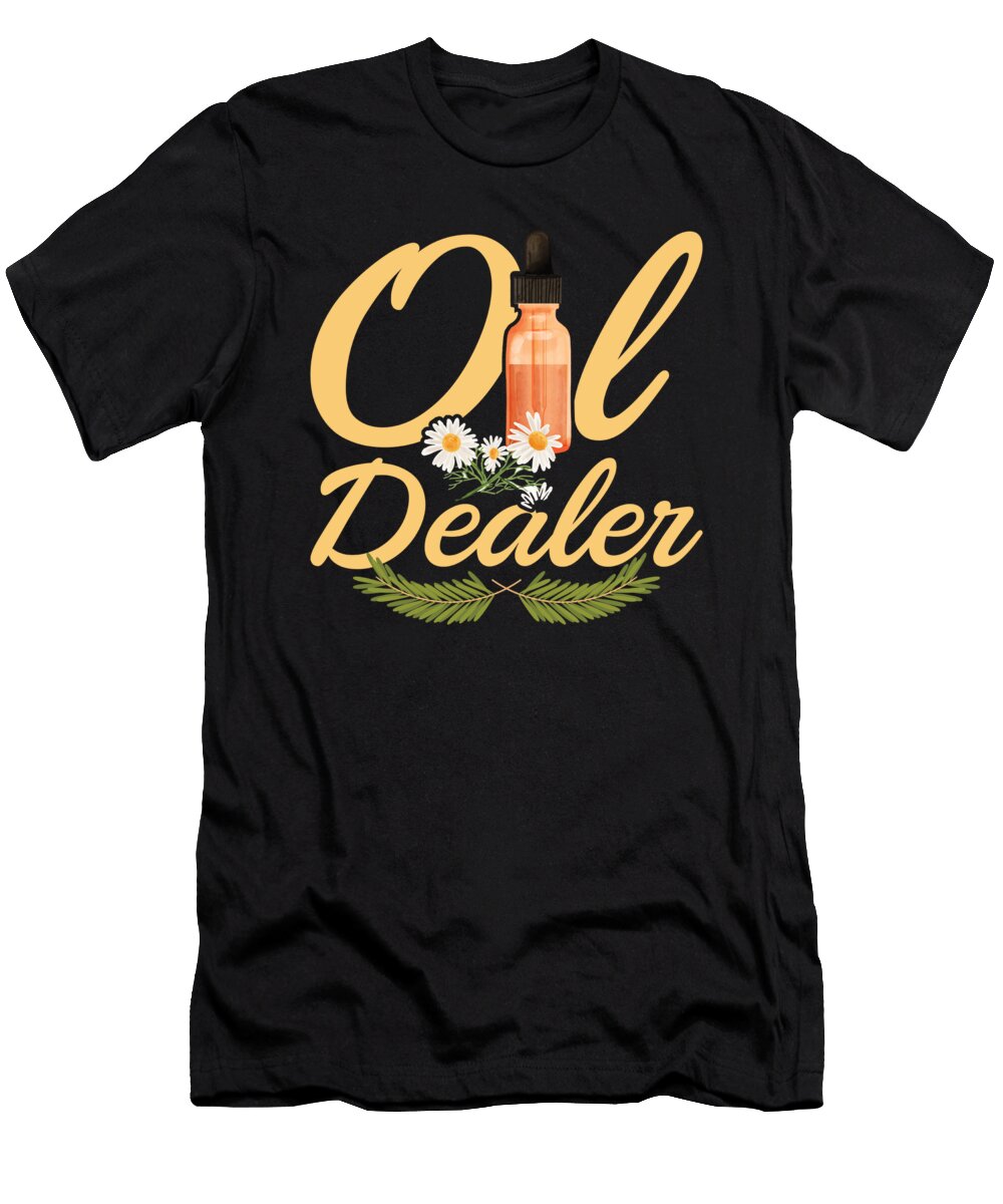 Essential Oils Aromatherapy Relaxation Oily Oil Dealer Crazy Squirrel T-Shirt
