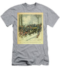 Eugene Sergeants Eastern Armee Saved a Cannon At Battle of Longeau in Dec 1870 1870 Engraving Louis Charles Bombled T-Shirt