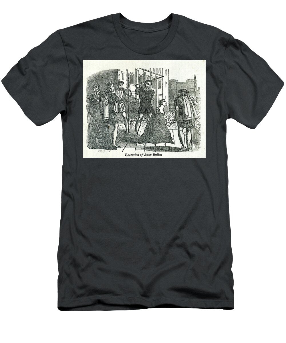 Execution of Anne Bullen Anne Boleyn J1 Historic Illustrations T-Shirt