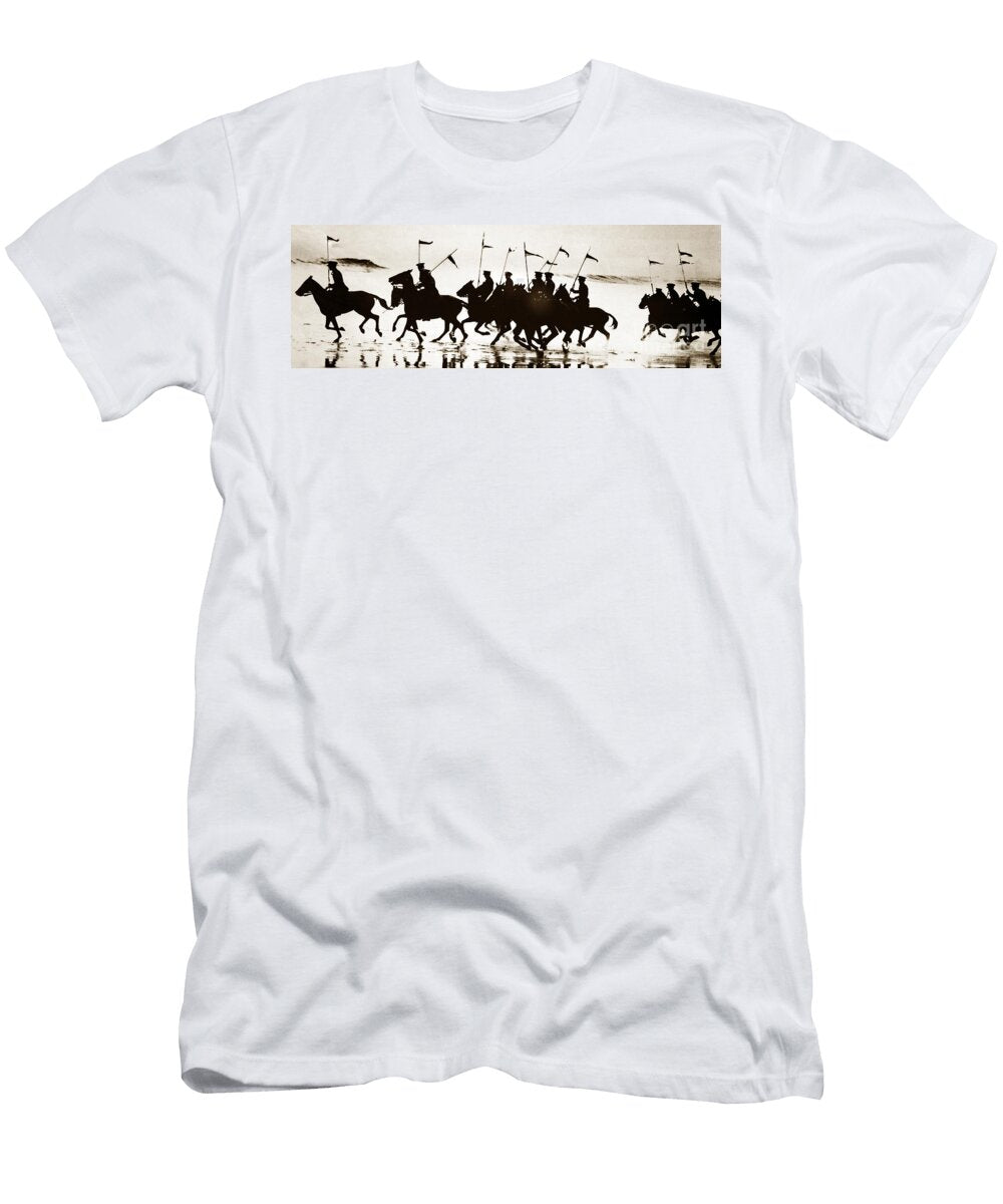 Exhibition Platoon 11th Cavalry Del Monte Beach Monterey 1935 California Views Mr Pat Hathaway Archives T-Shirt