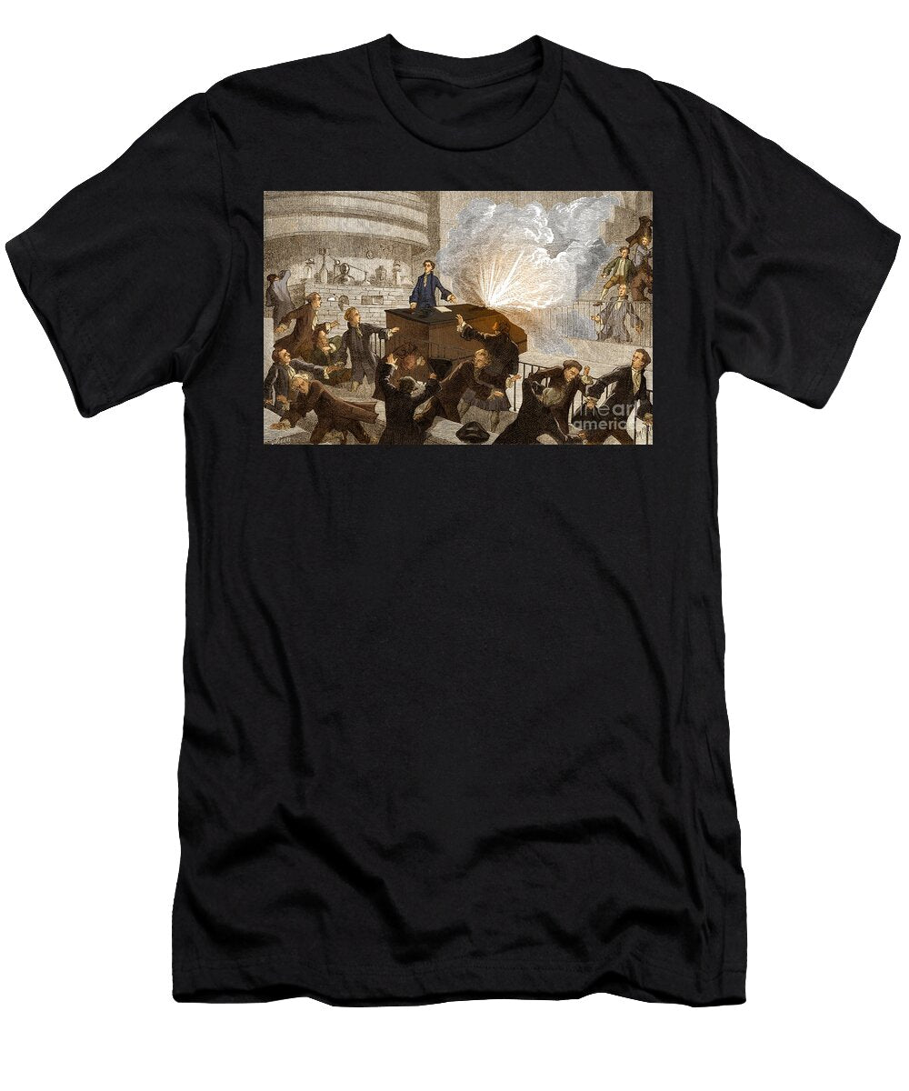 Explosion During Rouelle Lecture 18th Century Science Source T-Shirt
